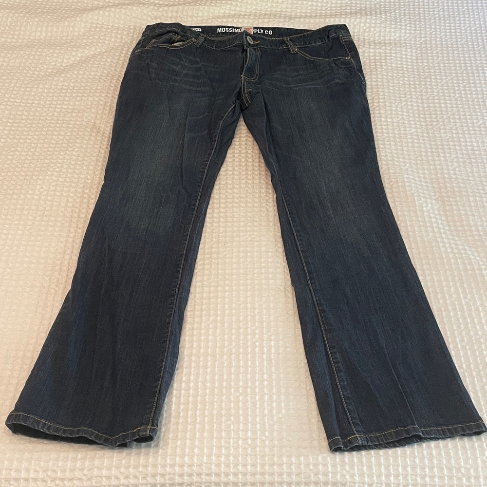 Mossimo Supply Co. Women's Dark Blue Flare Jeans